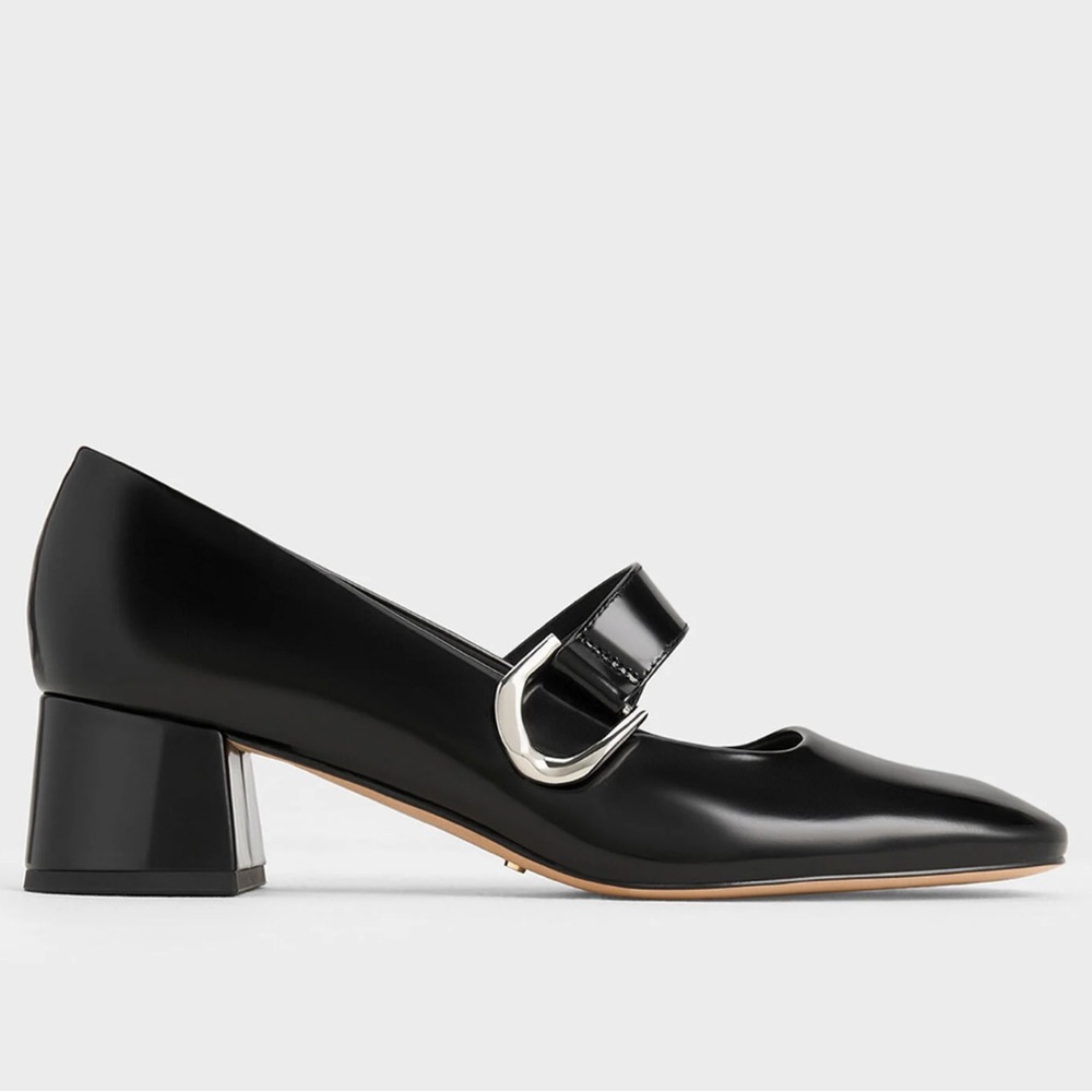 Black Mary Jane Heels